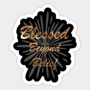 Cross - Blessed Sticker